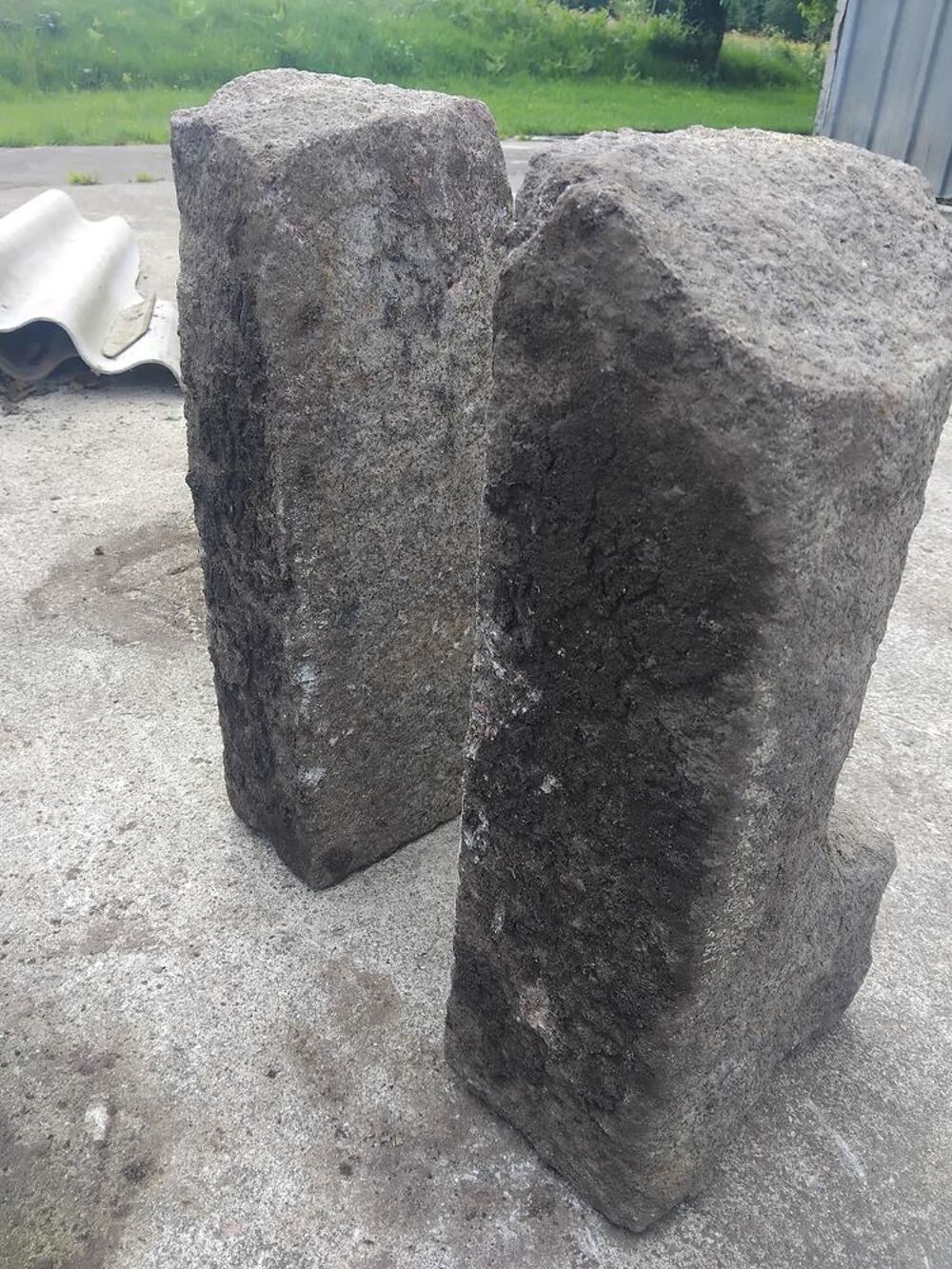Av 2 jambages en granit gris Bricolage