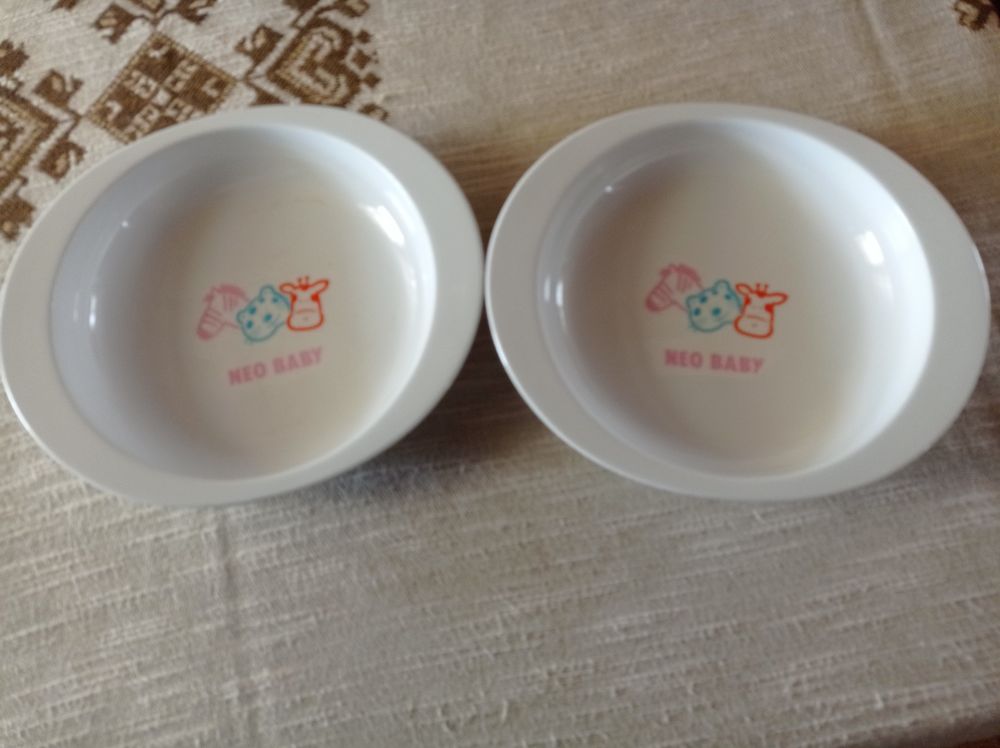 B&eacute;b&eacute; assiettes lot NEO BABY X 2 Pu�riculture