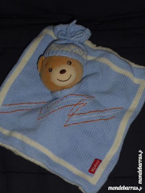KALOO Doudou ours plat laine zigzag 6 Rueil-Malmaison (92)