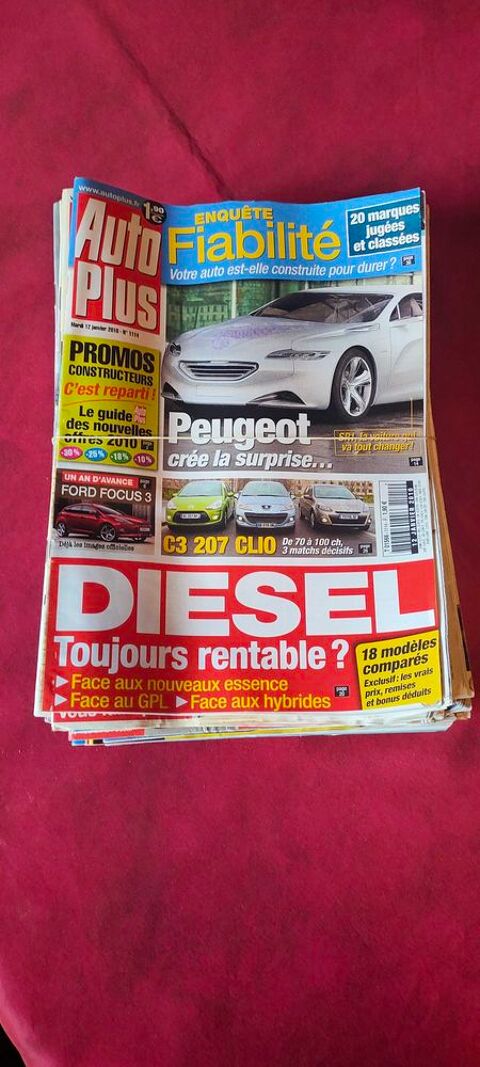 30 magazines auto plus ann�e 2010 15 Avermes (03)