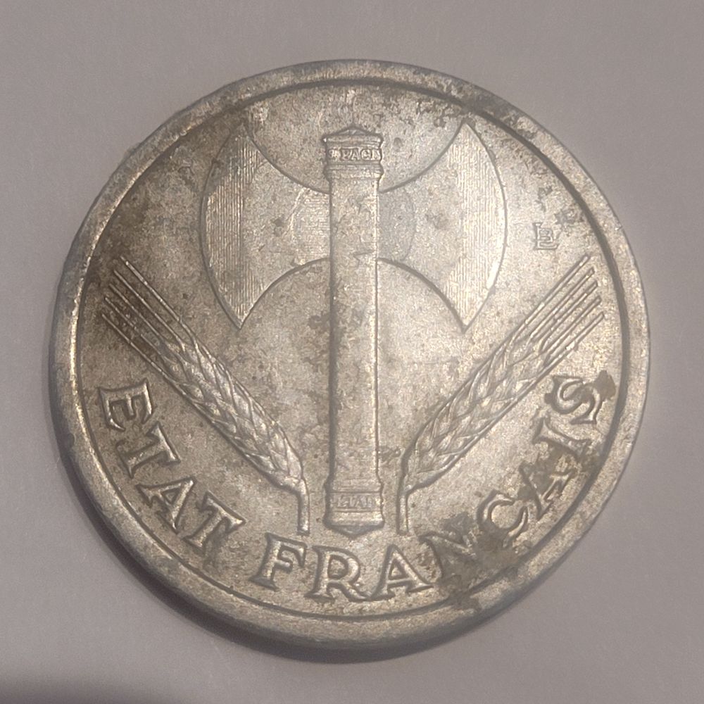 RARES PI&Egrave;CES 1941 1 FRANC 1941 / 20 CENTIMES 