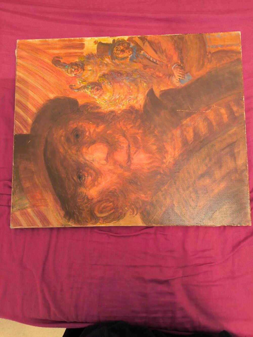 peinture art clow triste 