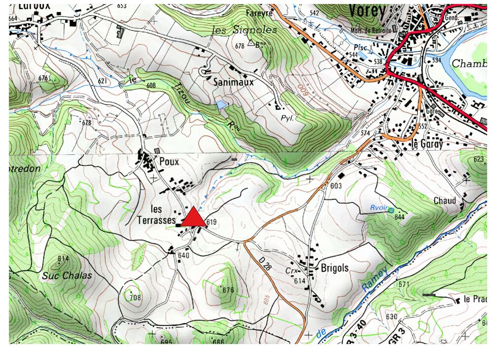 Vente Terrain TERRAIN CONSTRUCTIBLE 3600m2 Vorey