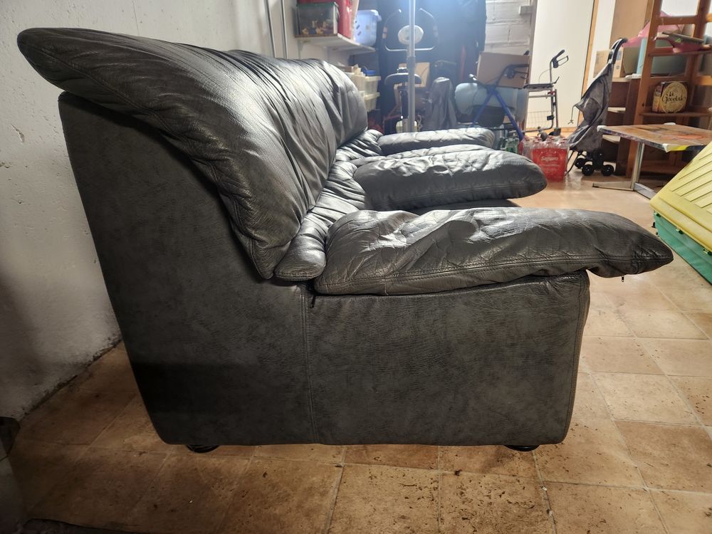 2 fauteuils cuir Meubles