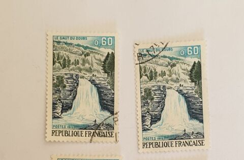 Timbre france Le saut du Doubs 1973- lot 0.12 euro 0 Marseille 9 (13)