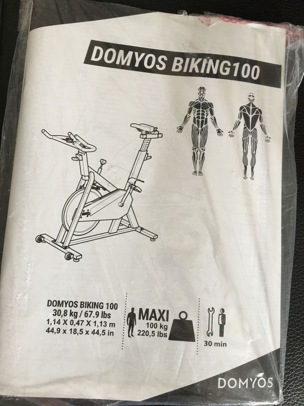 VELO APPARTEMENT DOMYOS BIKING 100 Sports