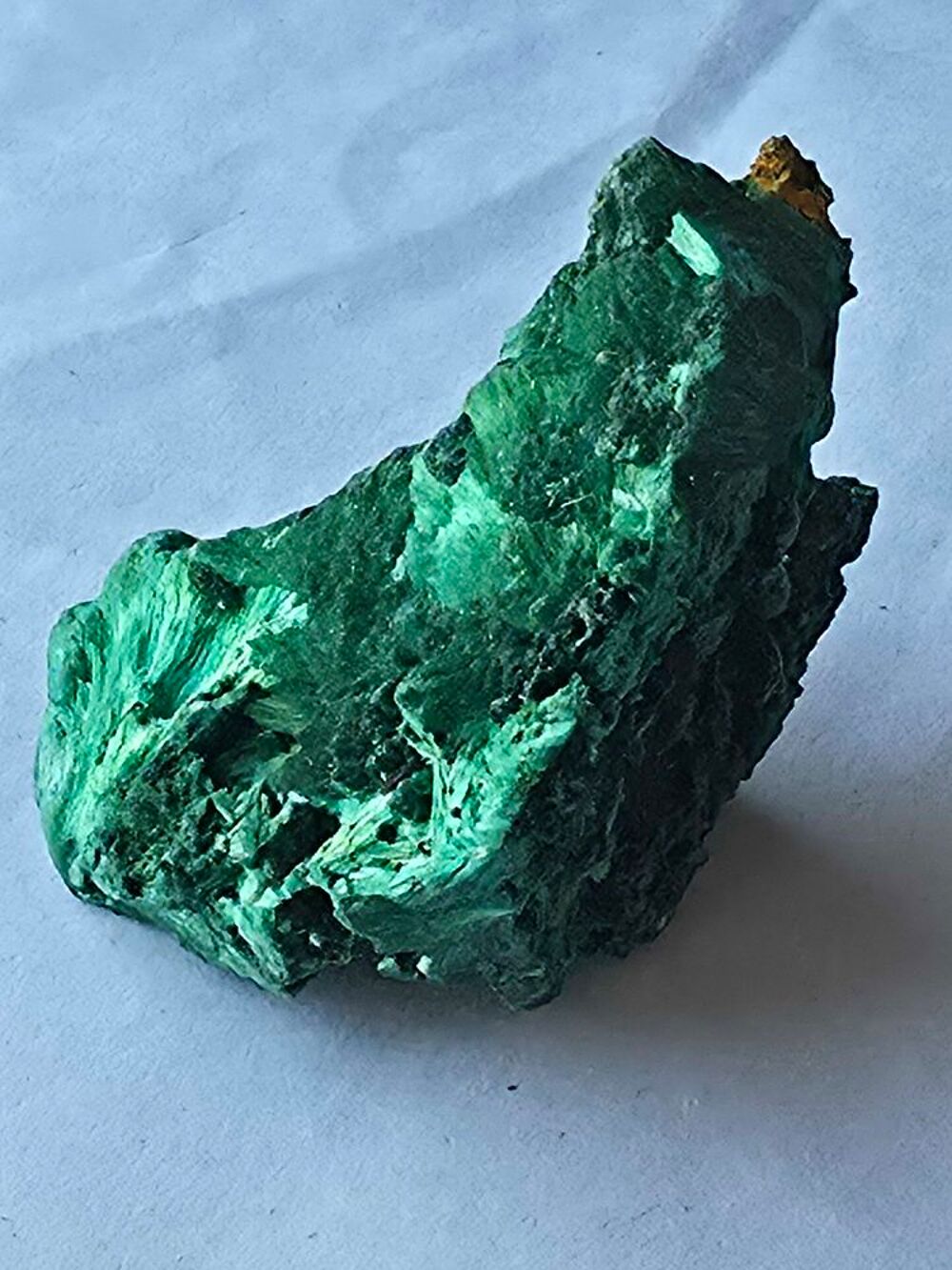 Min&eacute;ral de Collection : Malachite Fibreuse-Congo 