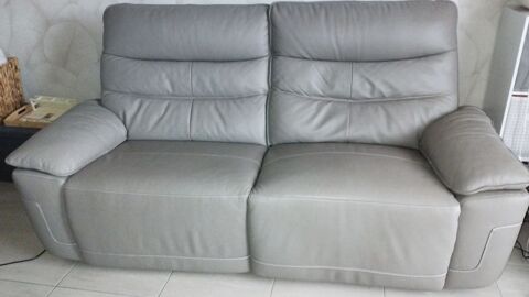 Canap 3 places relax cuir plus fauteuil relax 1050 Ribcourt-Dreslincourt (60)