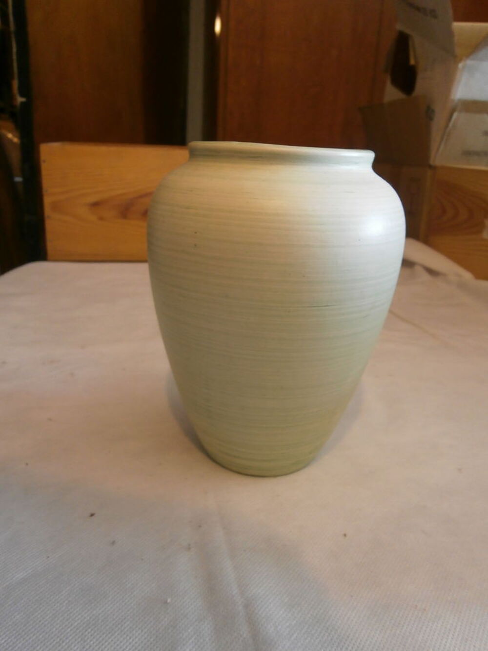 Vase vert pastel Dcoration