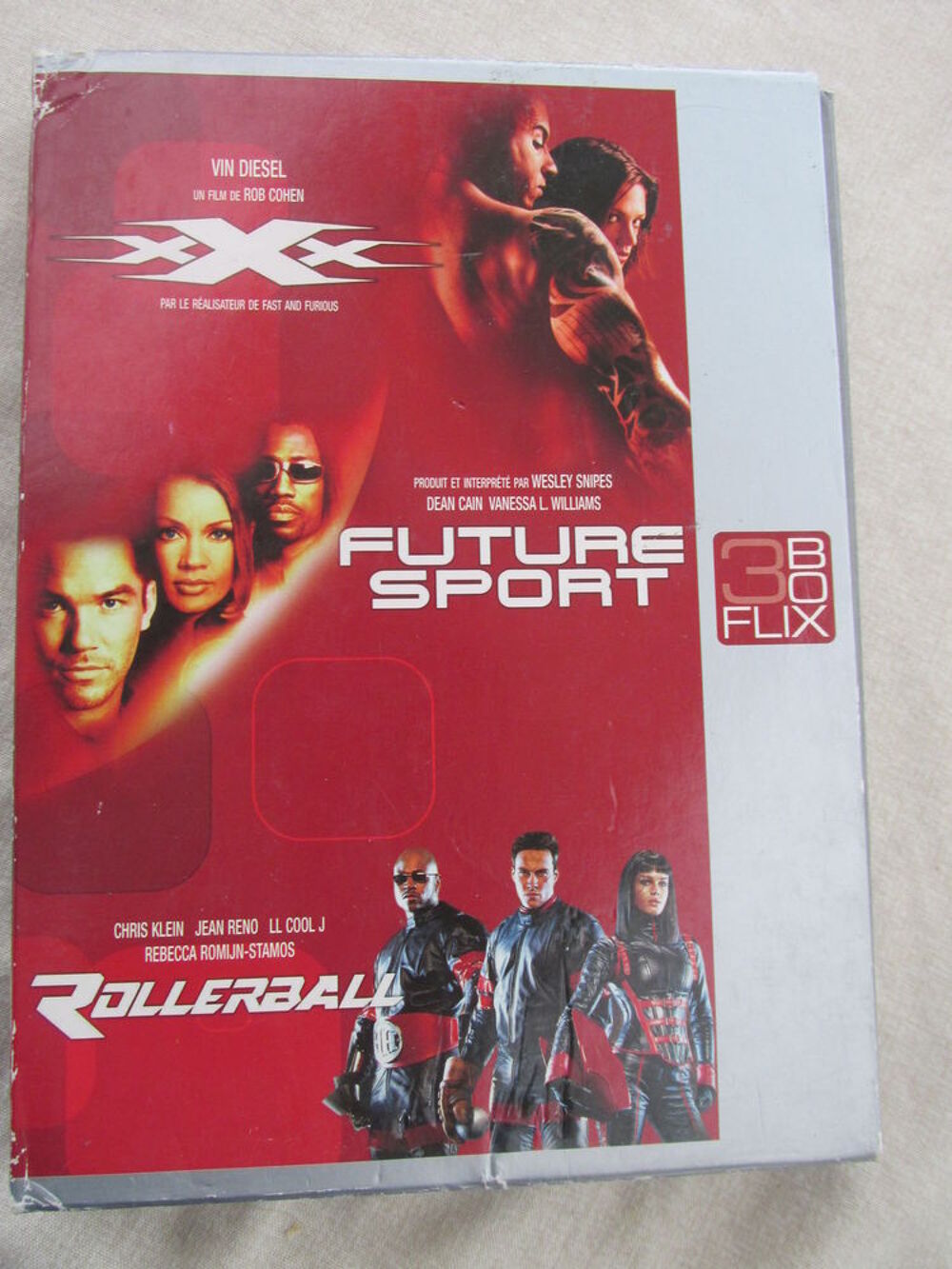 COFFRET 3 DVD : XXL - ROLLERBALL - FUTURE SPORT DVD et blu-ray