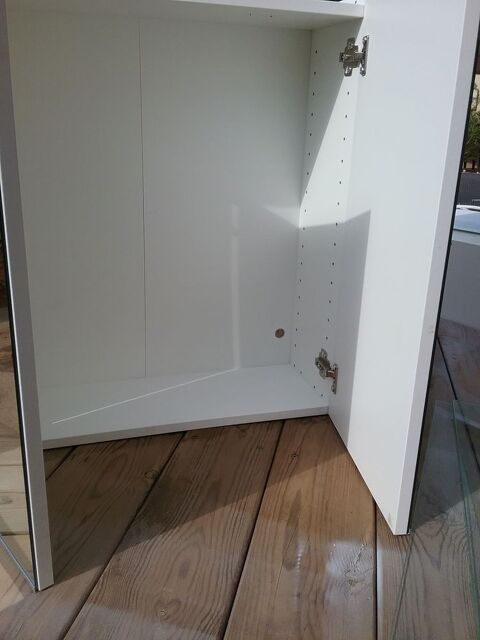 Armoire de toilette avec miroir et 2 tagres 10 Az (71)