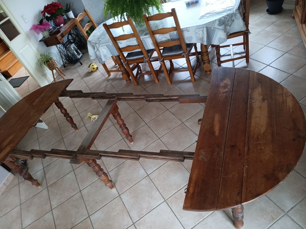 Table &agrave; manger bois rustique Meubles