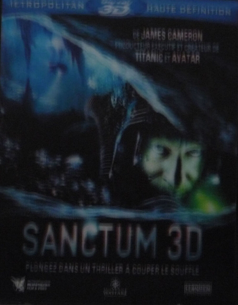 Sanctum 3D DVD et blu-ray