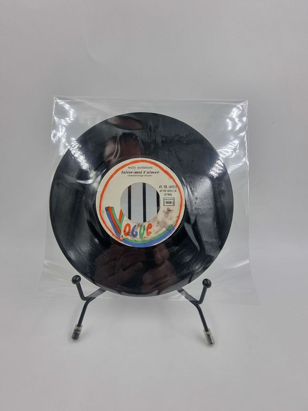 Vinyle 45 tours Willy Sommers : Laisse-Moi t'Aimer... CD et vinyles