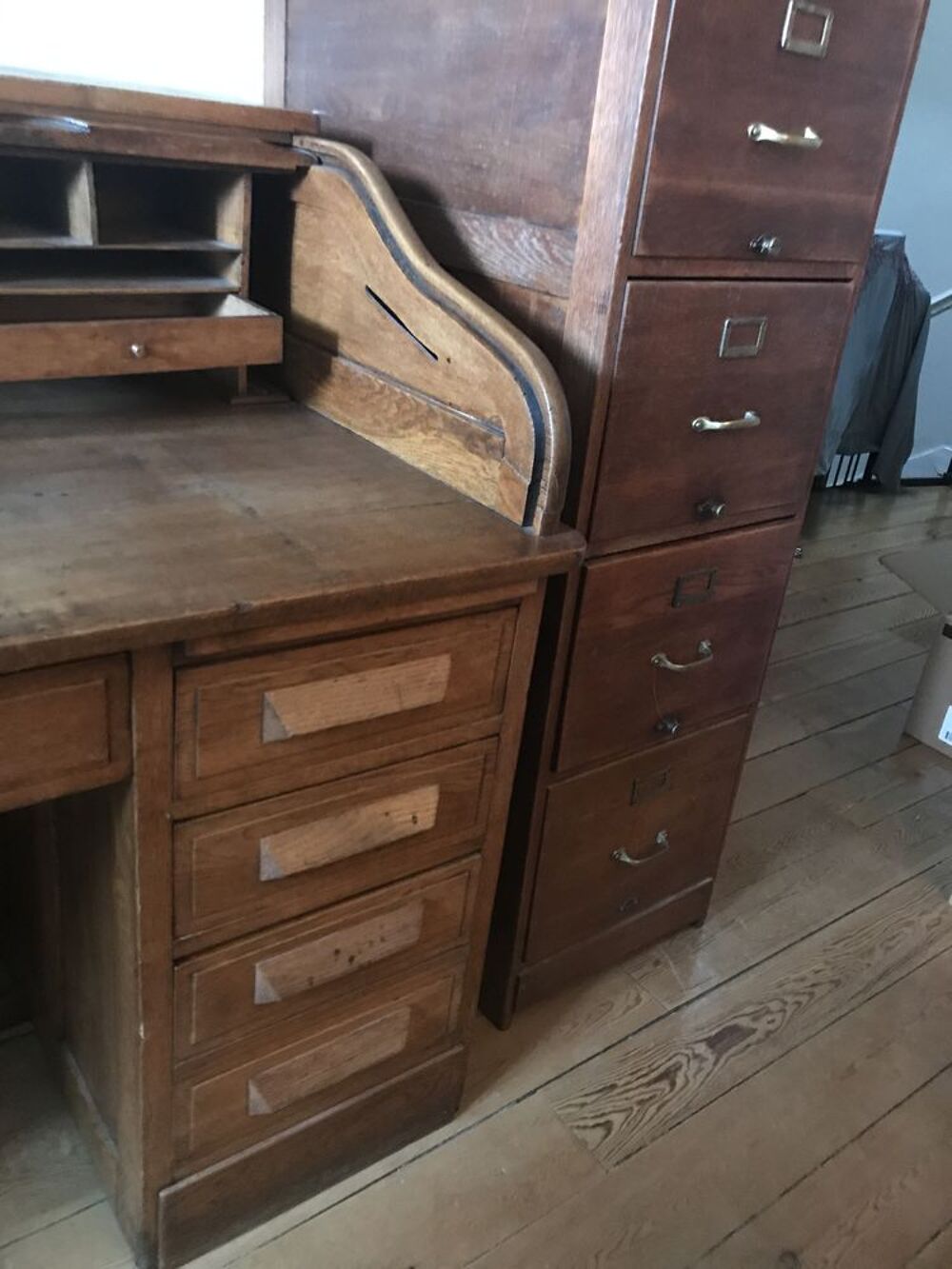BUREAU AMERICAIN EN CHENE Meubles