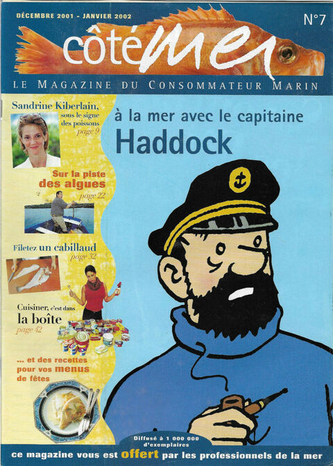 Magazine Coté Mer N°7 Capitaine Haddock
8 Ploemeur (56)