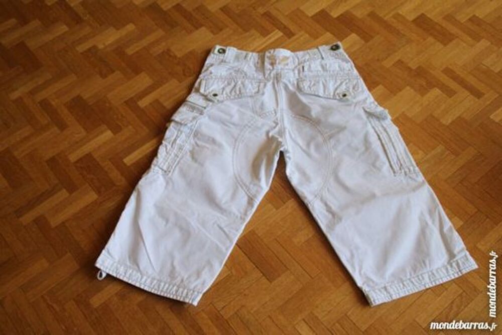 Pantacourt blanc Sergent Major (V8) Vêtements enfants