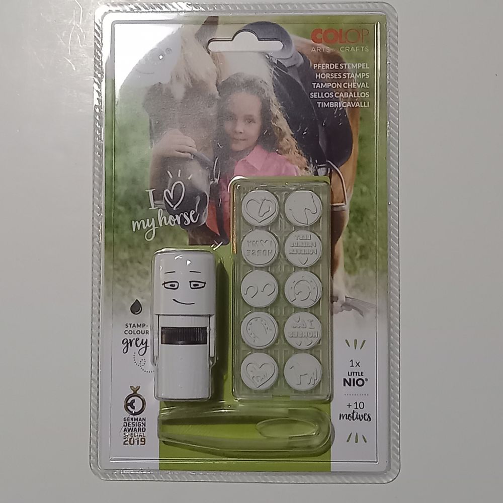 Set Tampon automatique sur le th&egrave;me du cheval, J'aime mon ch Jeux / jouets