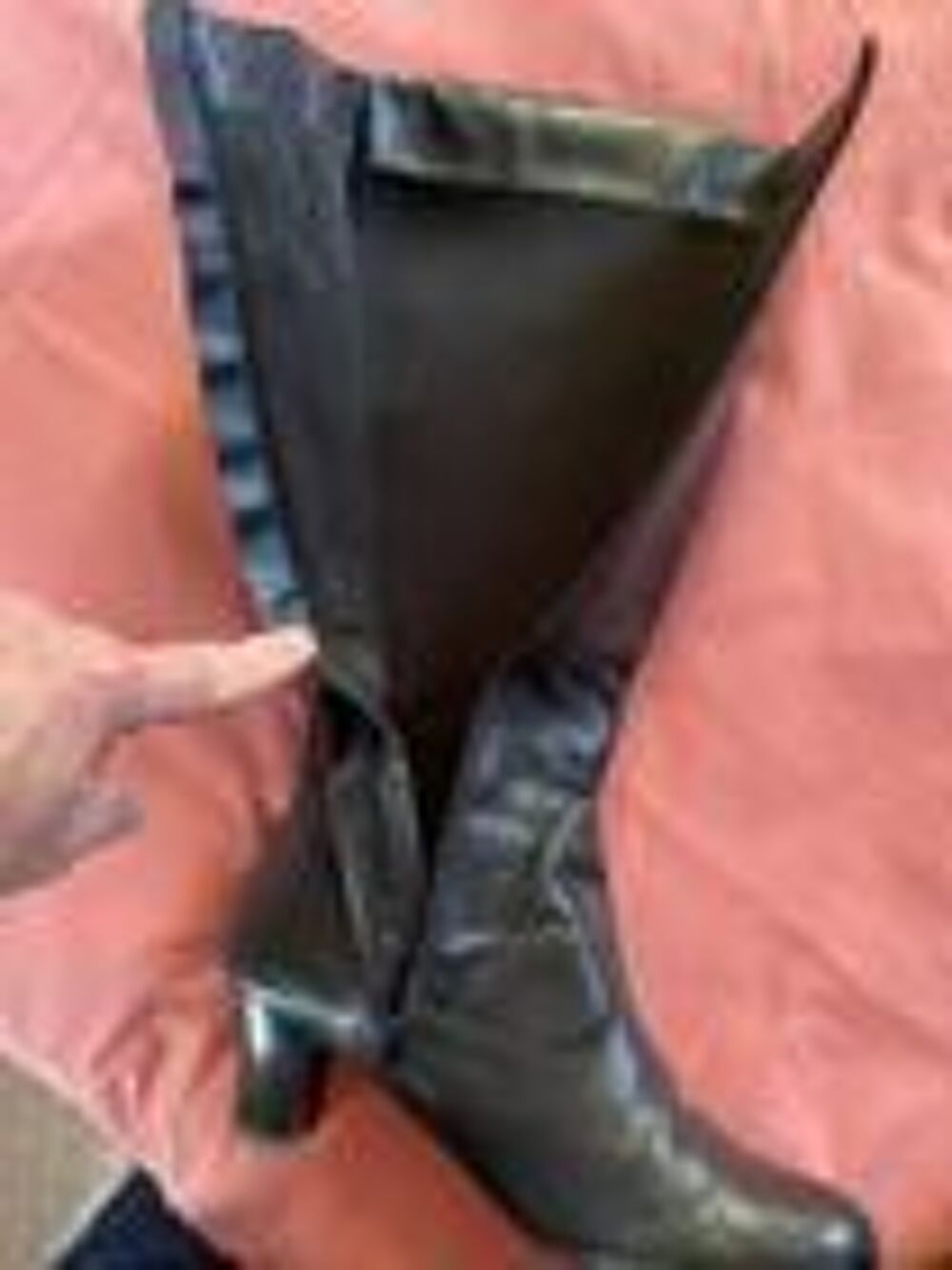 Bottes noires Femme en cuir - T.37 Chaussures