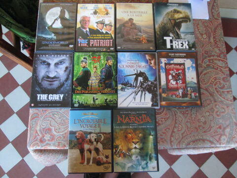 Lot de 10 DVD divers genres 10 Herblay (95)