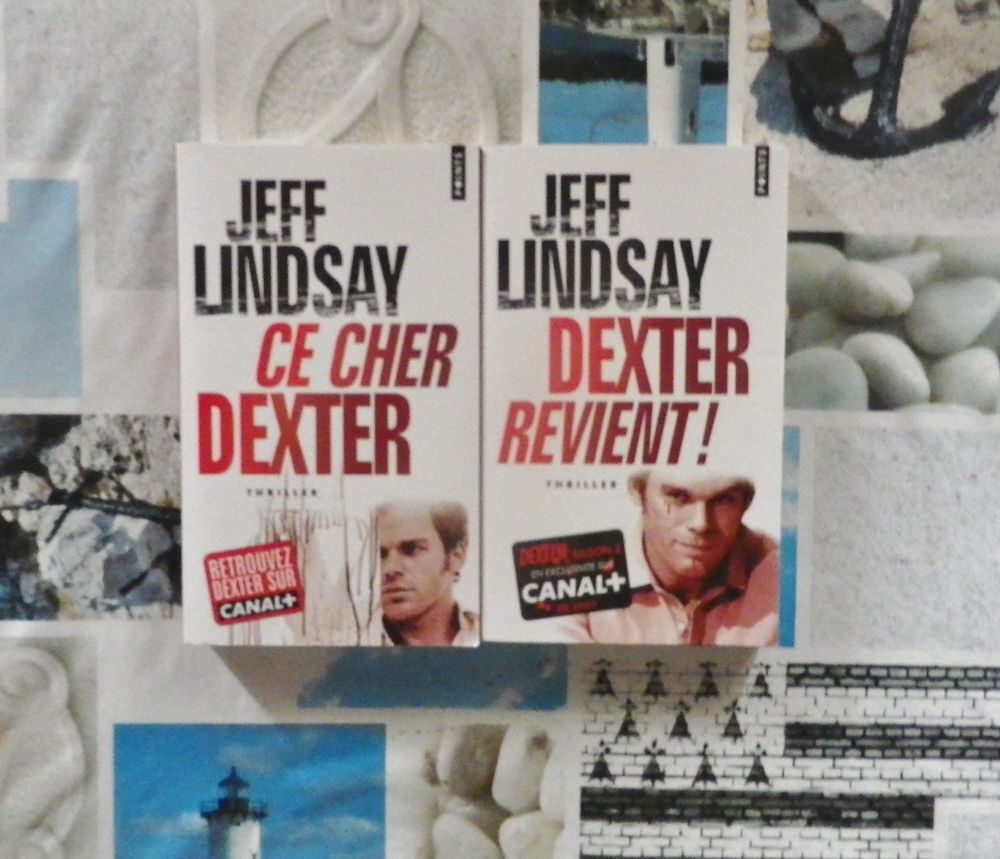 CE CHER DEXTER et DEXTER REVIENT ! de Jeff LINDSAY Ed Points Livres et BD