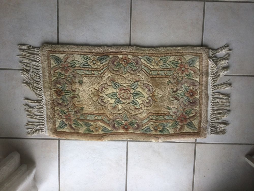 Tapis d'orient ancien en laine Décoration