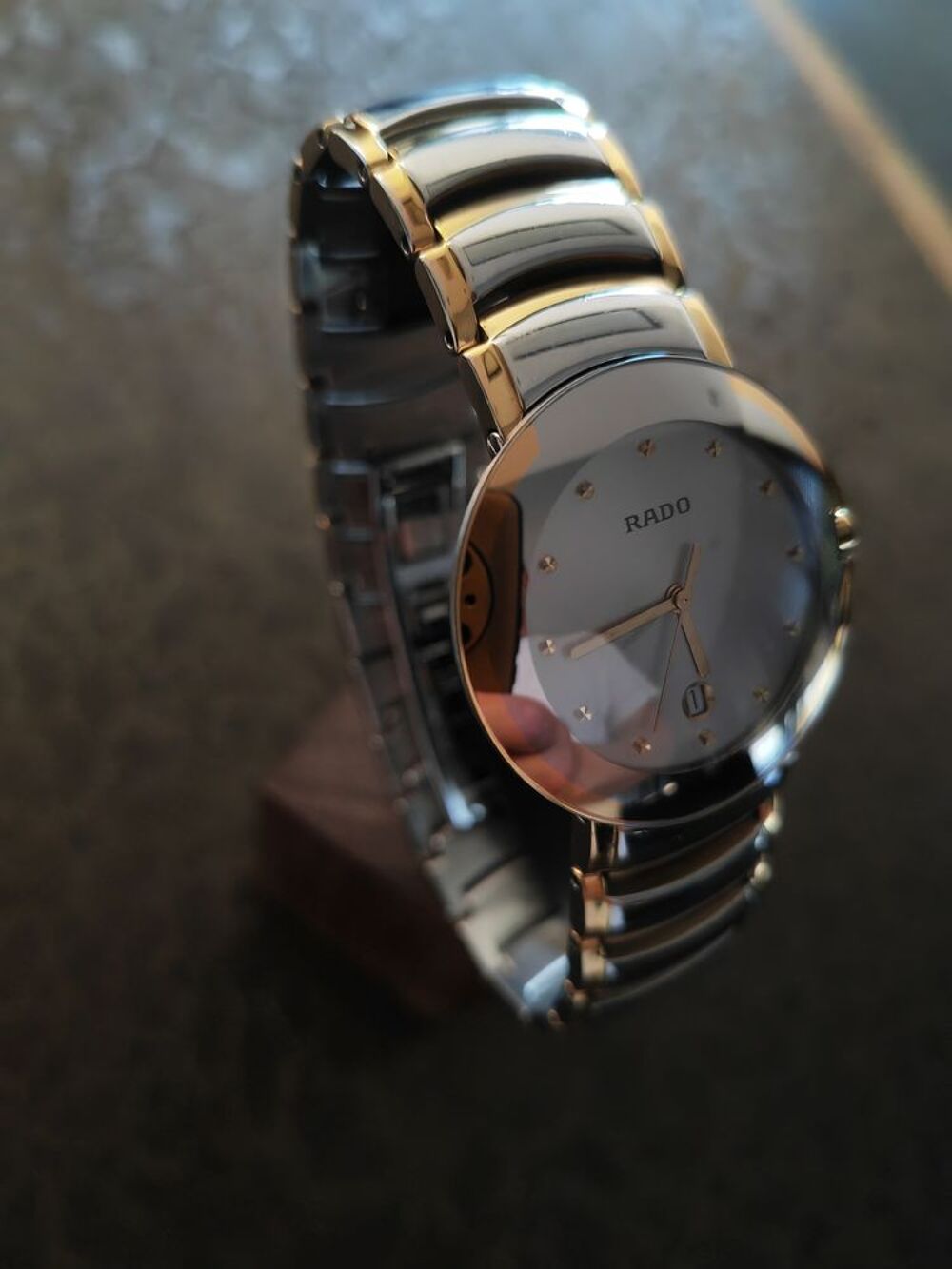 Rado Diastar coupole 32.5mm or/argent Bijoux et montres