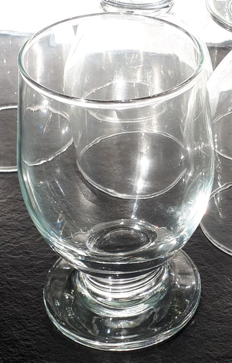 42 Gds Verres � Pied Blancs R�SISTANTS (pour GIVR�S, Verrine 42.5 Nantes (44)