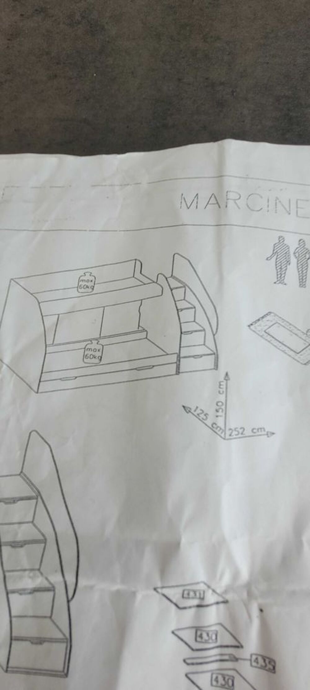 chambre enfant lit superposer avec escalier Mobilier enfants