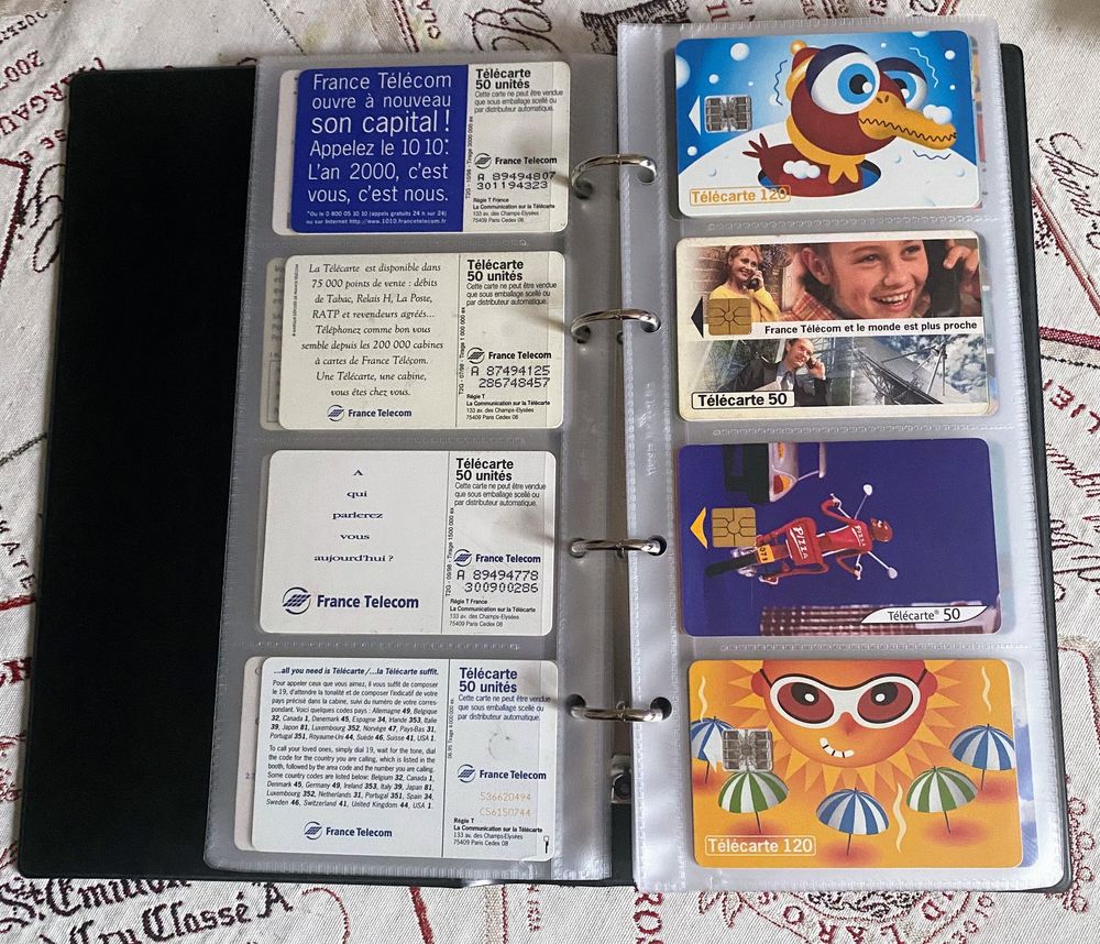 Collection timbres + cartes t&eacute;l&eacute;phoniques 