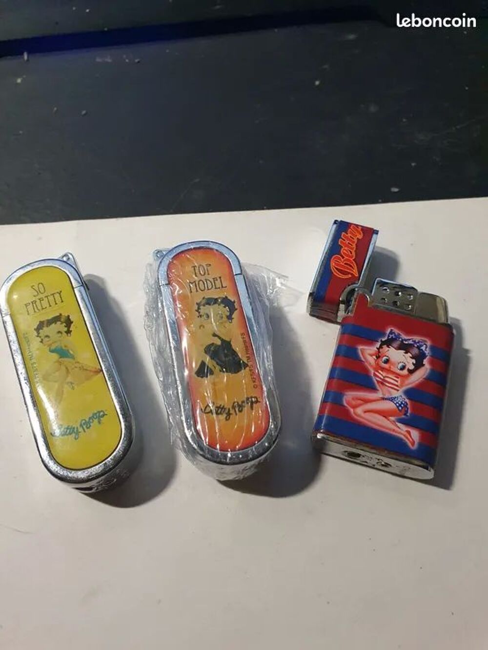 3 bety boop briquet 