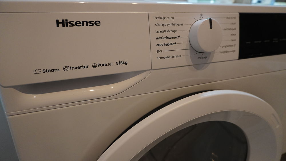 MACHINE A LAVER SECHANTE HISENSE WD814LE Electromnager