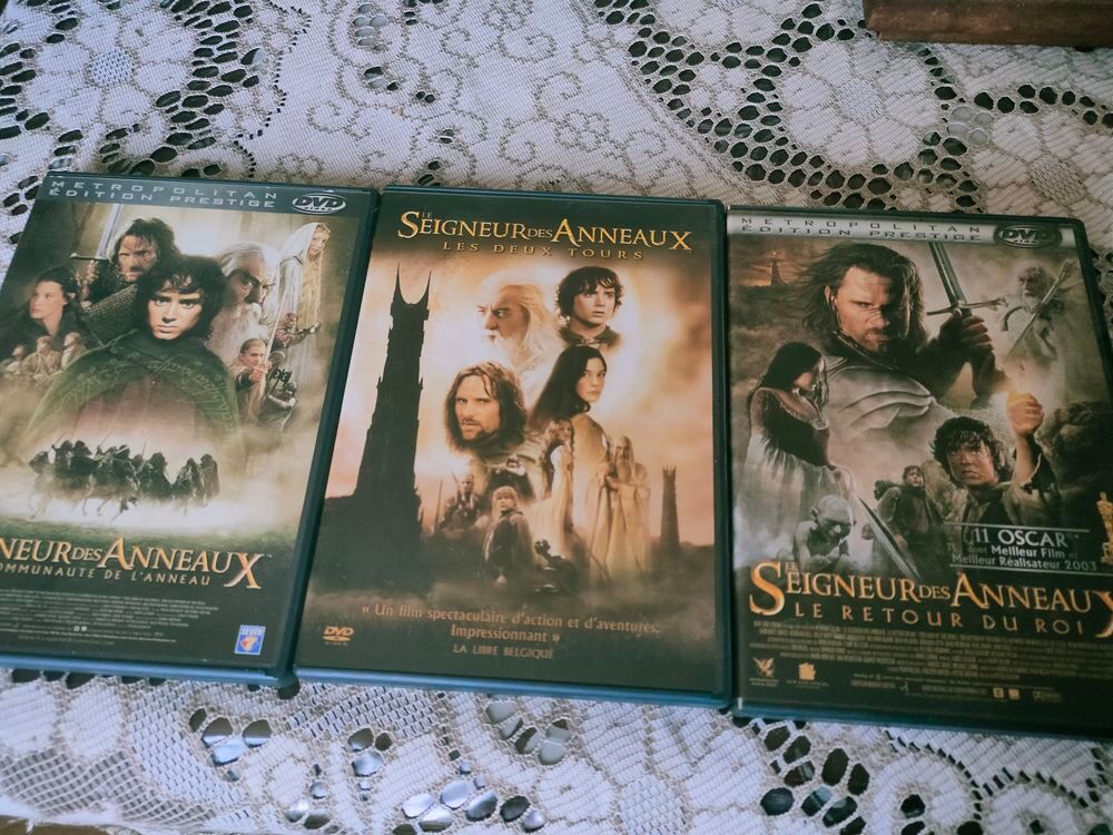 trilogie le seigneur des anneaux DVD et blu-ray