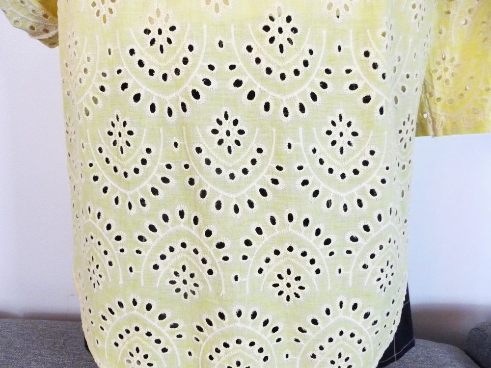 Chemise/ Blouse Coton Jaune Manches Longues- Carla Giannini Vêtements