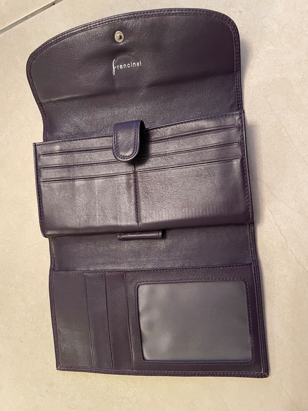 Pochette en cuir Maroquinerie