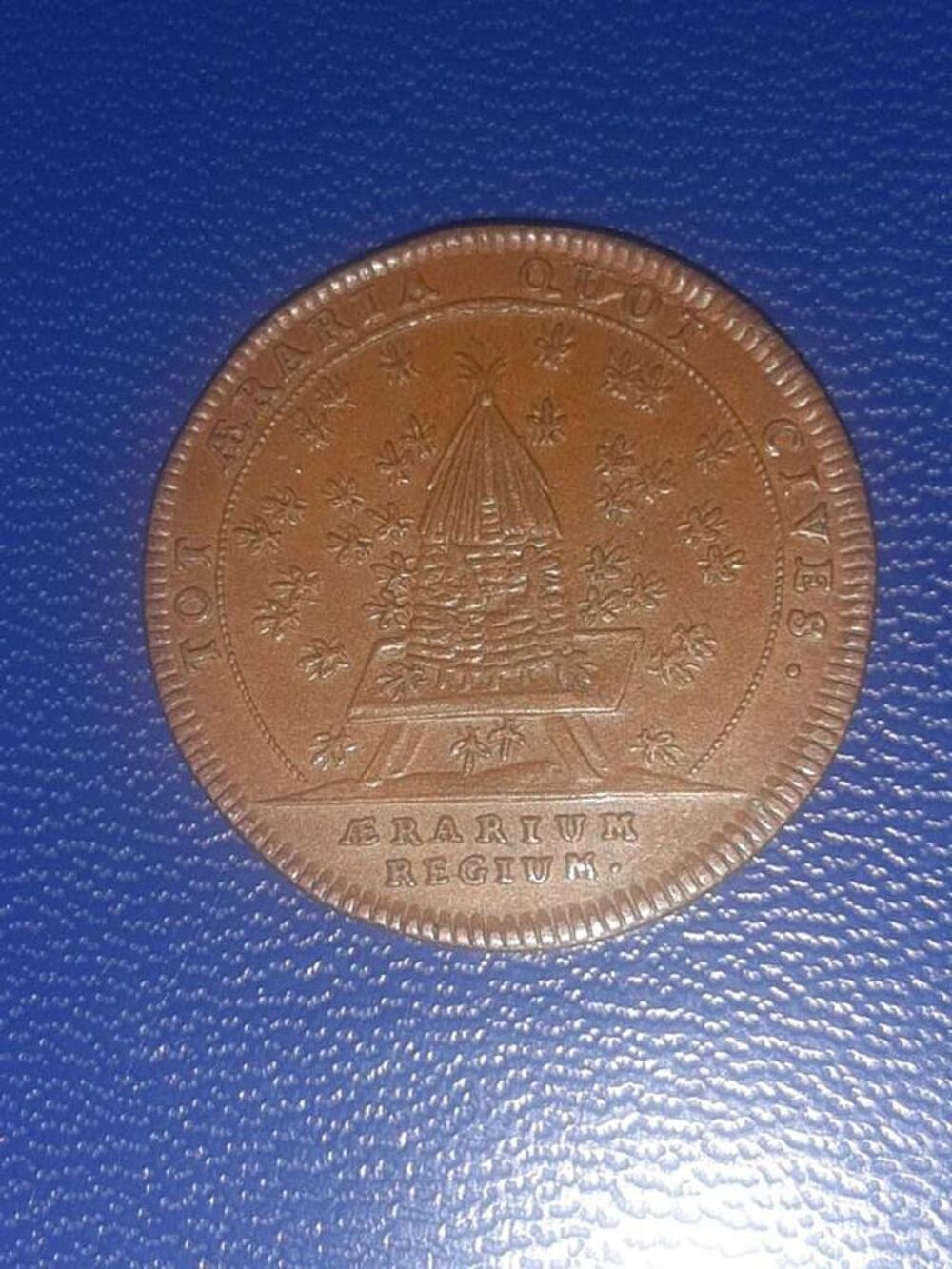 1701 jeton Ruche Louis XIV Feu 1967 