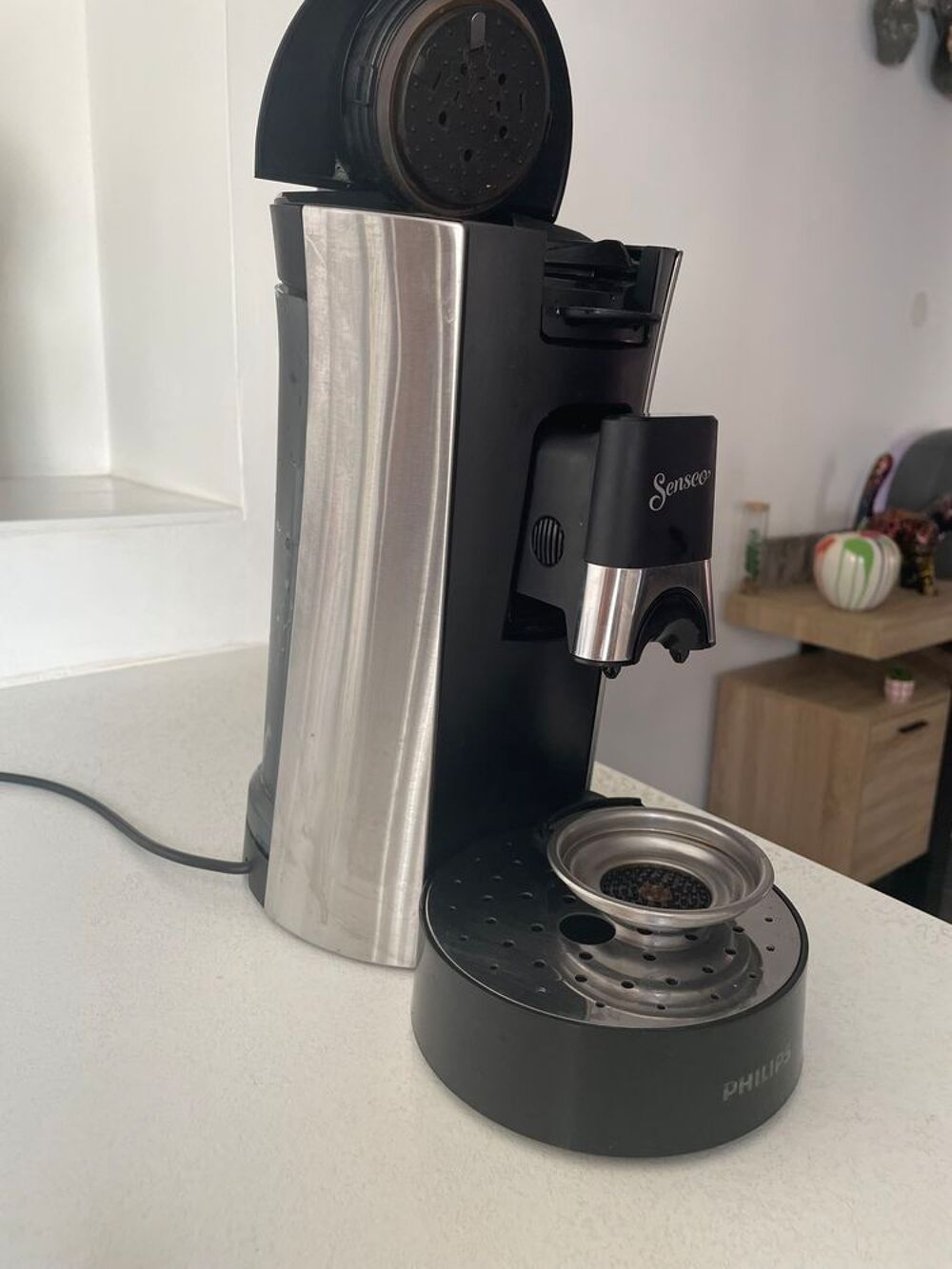 Machine+&agrave;+caf&eacute;+Philips+Senseo+noire Electroménager