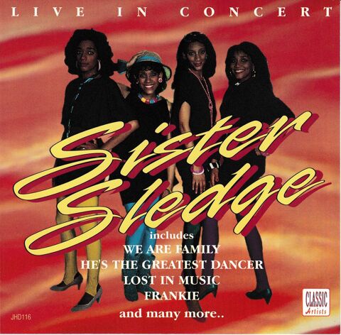 CD     Sister Sledge     Live In Concert 5 Antony (92)