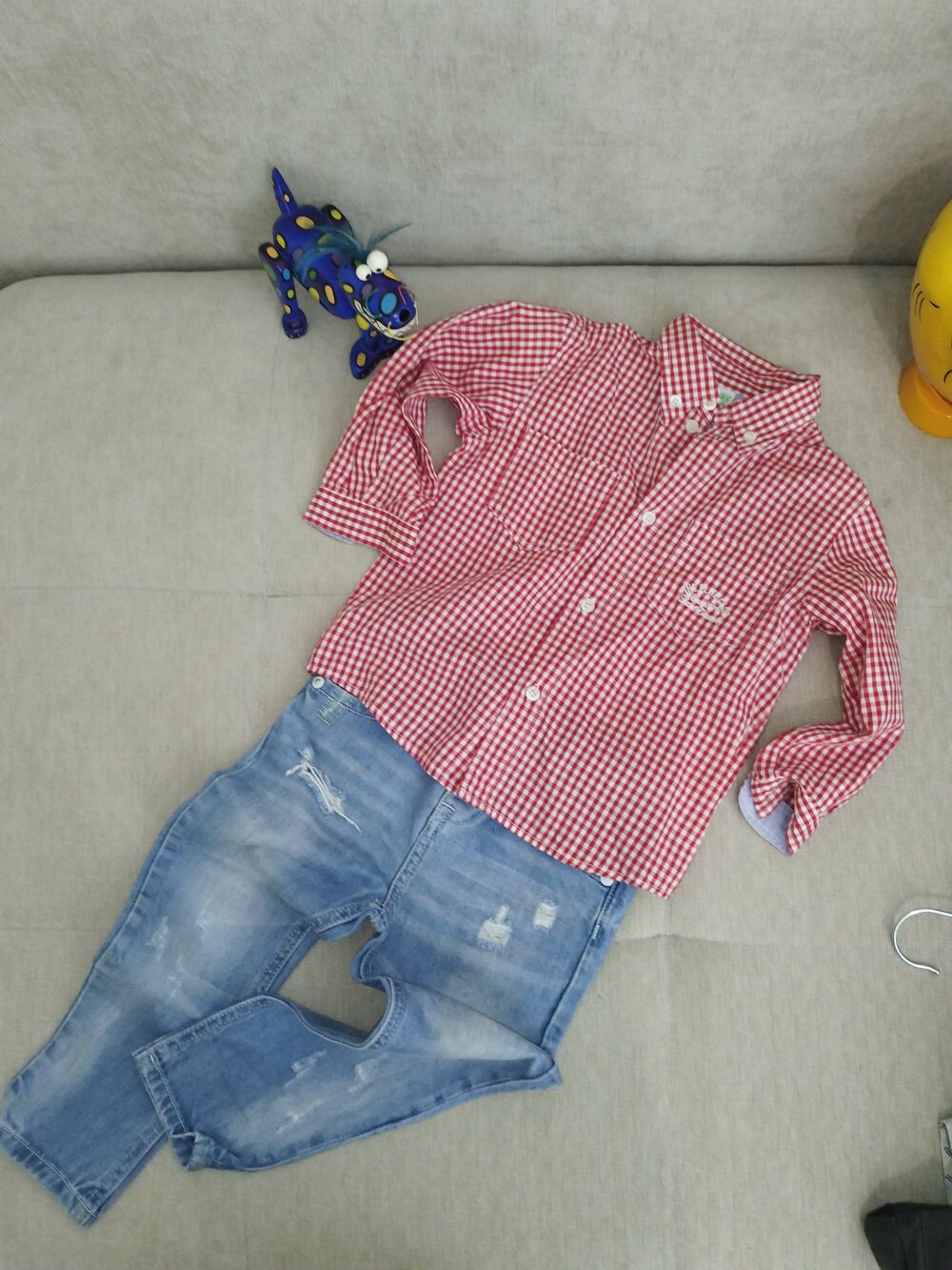 Ensemble v&ecirc;tements gar&ccedil;on 2 ans chemise et pantalon Puériculture