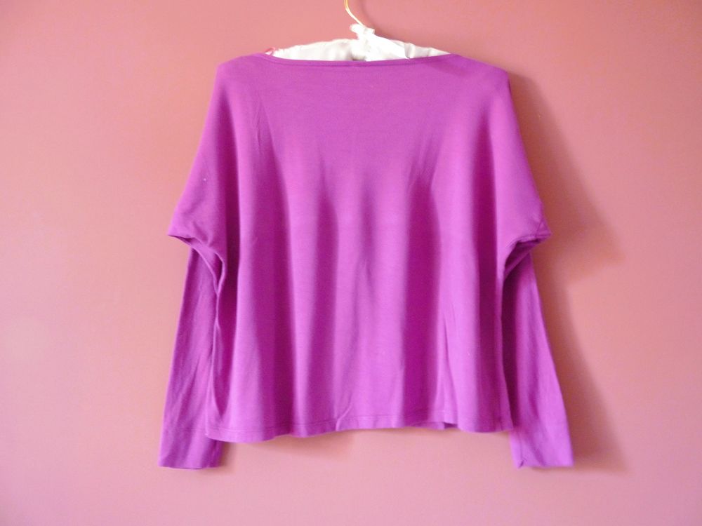 T-shirt fille domyos 12 ans sport danse violet manches longu Vêtements enfants