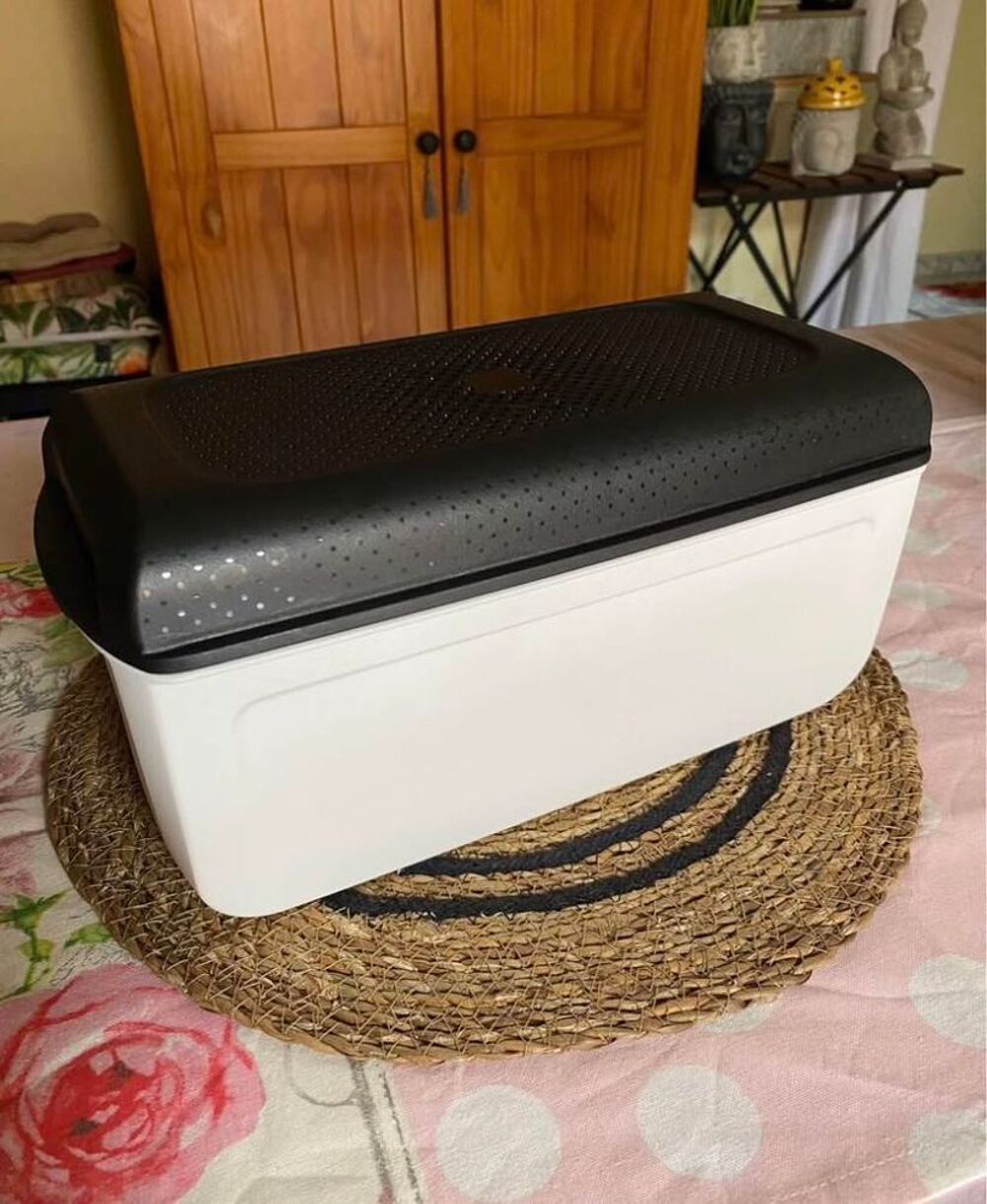 Bo&icirc;te &agrave; pain Tupperware BreadSmart (Noir et Blanc) - Anti-gaspillage Electroménager