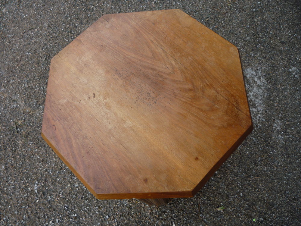 Gu&eacute;ridon hexagonal bois d&eacute;co,salon/tablette Décoration