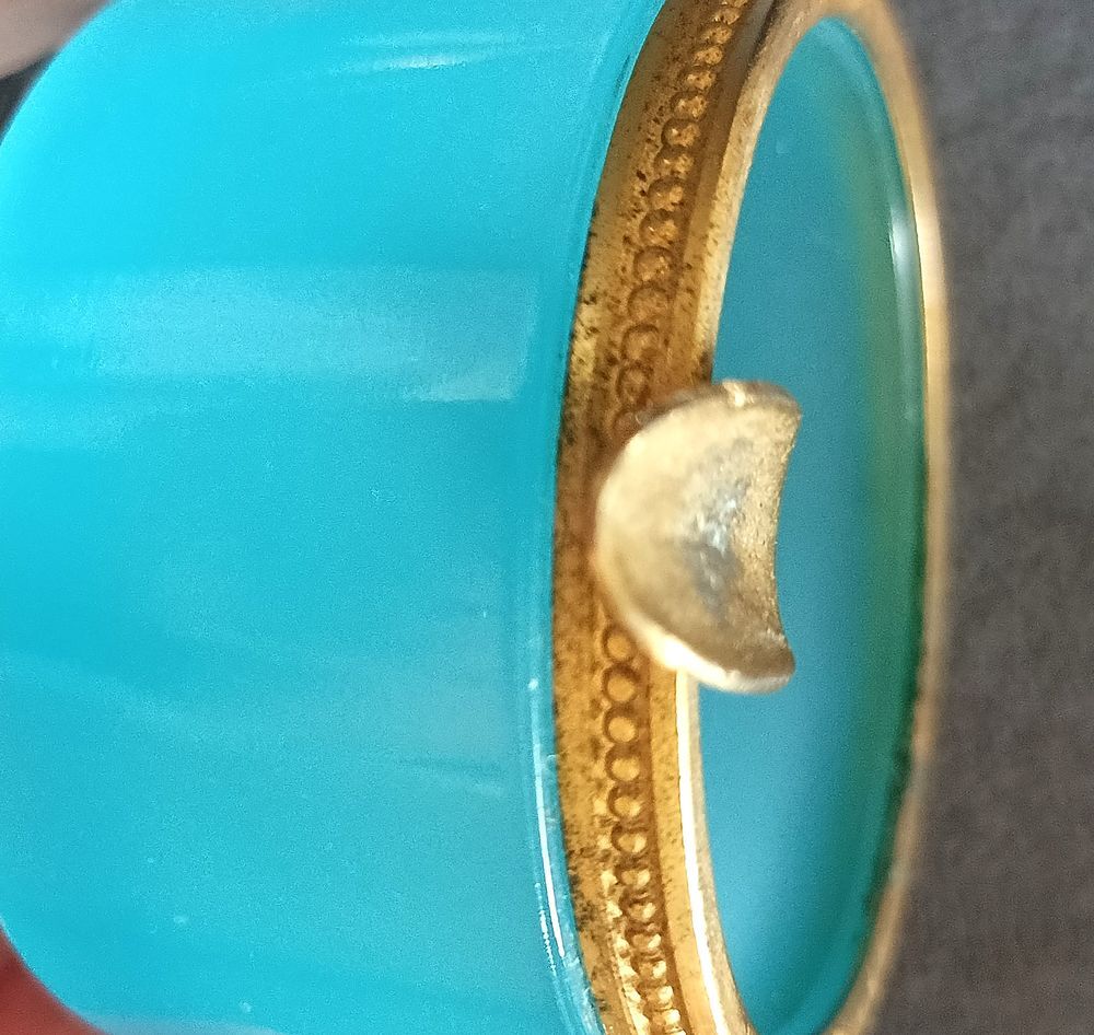 Paire de cendriers V.N.C "Opaline de Venise"- Murano 1970 