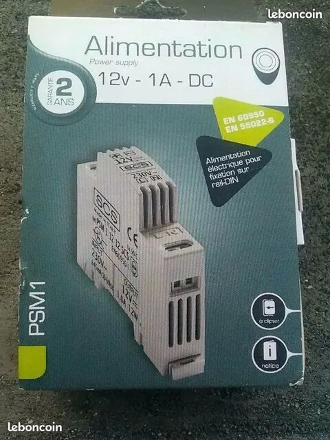 Unit� Alimentation modulaire  Guide din 12 V/ Dc 1 A Rouen (76)