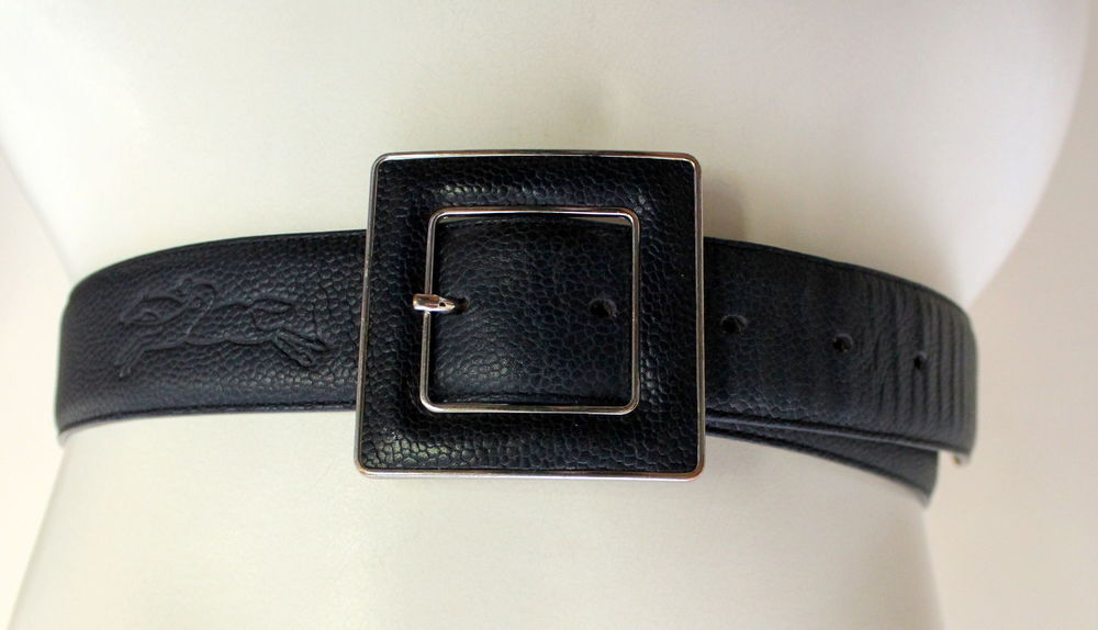 Ceinture cuir marine LONGCHAMP T. unique Maroquinerie