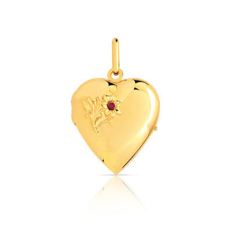 Pendentif coeur, plaqu or 45 Courdimanche-sur-Essonne (91)