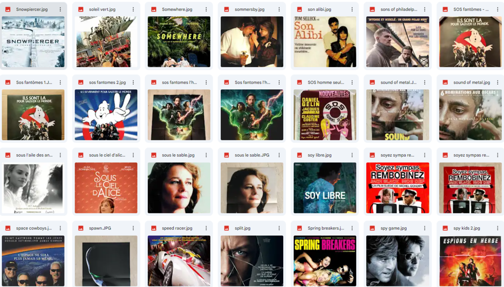 Affiches originales de cin&eacute;ma : Films en S (partie 3) 