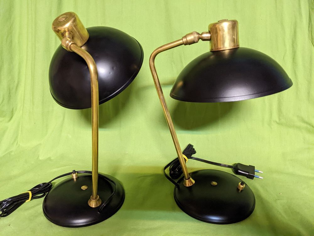 Paire de 2 lampes ARTELUCE vintage 1950 chevet ou autre. Bra Décoration