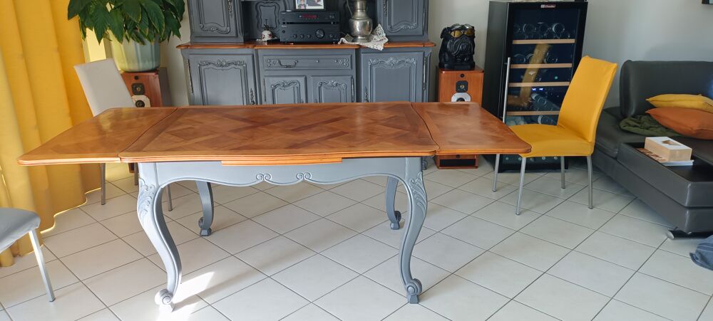 Table merisier ancienne avec 6 chaises Meubles