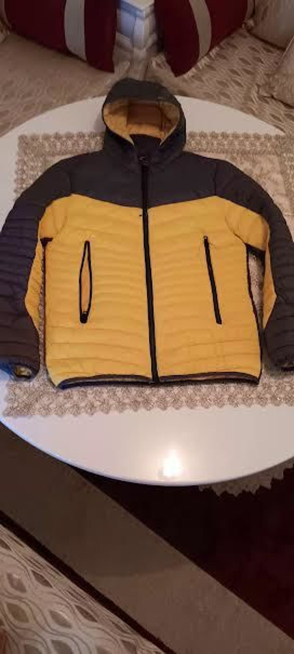 doudoune d'hiver l&eacute;g&egrave;re chaud &agrave; capuche taille L- Vêtements